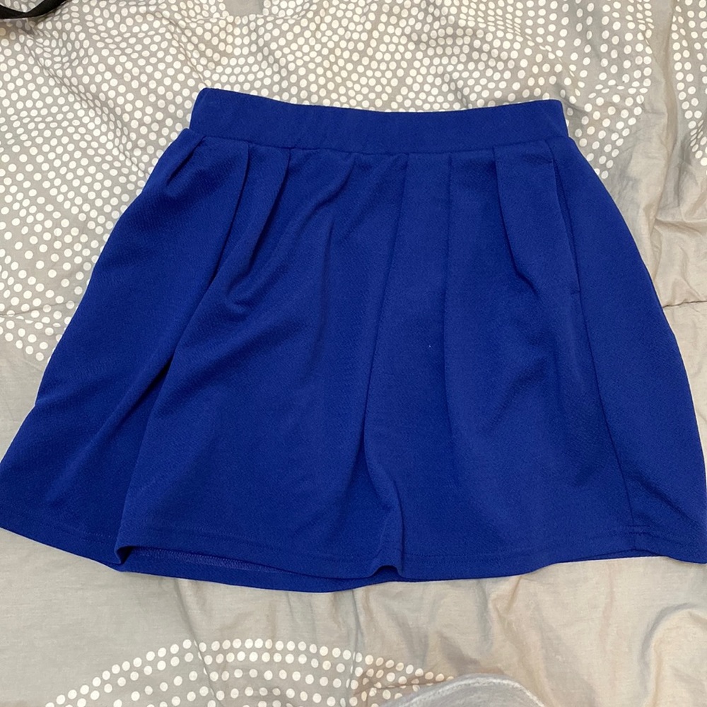 Electric Blue Skirt